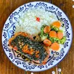 Salmão ao molho Pesto