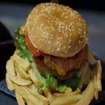 Hamburguesa Doble Con Papas