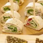 Mini sanduíche wrap