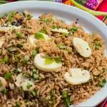 Arroz chaufa de champignon