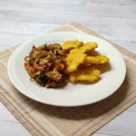 PATACONES + CARNE EN BISTECK