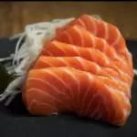 Sashimi de salmão (5un.)