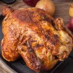 Medio pollo rostizado
