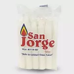 Caja velas x30 blanca 12c sin marcar