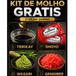 KIT MOLHOS GRATIS - 1 KIT POR PEDIDO