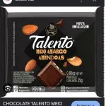 Talento Meio Amargo Amendoas
