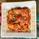 Camarão a parmegiana