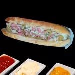 PIZZA DOG JAMÓN y QUESO