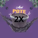 2 litros de açaí puro