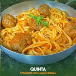 (Quinta feira) Spaghetti /Almôndegas