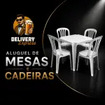 Jogo de Mesa c/ 4 cadeiras