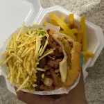x bacon fritas