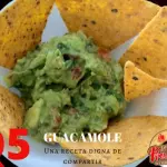 Porción de guacamole