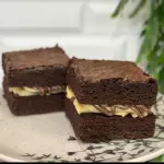Brownie Ninho com Nutella