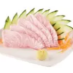 Sashimi peixe branco