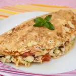 25- Omelete com Creme de Queijo