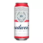 Lata budweiser 473cc.