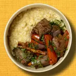 Quinotto con Lomo Saltado