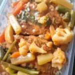 🥩🌱 Carne Assada de Soja com Legume