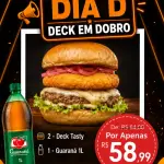 2 Deck Tasty + Guaraná 1L