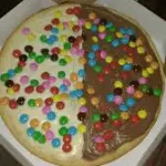 Chocolate meio a meio M&M