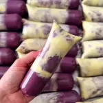 Geladinho de açaí com ninho