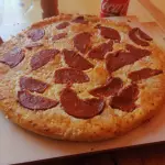 Super pizza de chorizo