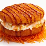 Sushi burguer salmão grill