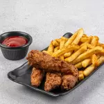 Tender de pollo con papas