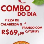 Calabresa + frango c/catupiry