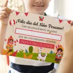 Certificado Dia del Niño Peruano 😉