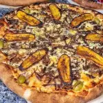 Carne seca com banana