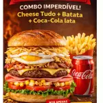 Cheese Tudo + Batata Frita + 1 Refri