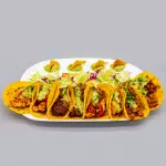 1/2 BANDEJA CAMPECHANA (4 TACOS)