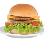 X - SALADA DUPLO HAMBÚRGUER