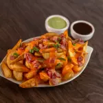 Batata Rustica Cheddar e Bacon