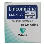 LINCOMICINA 600MG CAJA X 10 AMPOLLAS