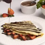 Crepa de nutella  y fresa