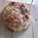 Bacon com gorgonzola