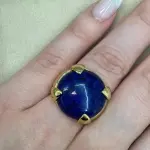Anillo 4 Garras de Lapislázuli