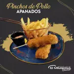 PINCHOS DE POLLO APANADOS