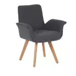 Sillón Gales Boucle Giratorio Gris