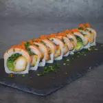 🐟Moeagaru Roll (Salmon Flambeado)🔥