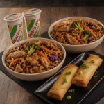 2 Yaki frango P + 2 haru D + 2 GuaVT