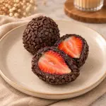 Brigadeiro com Morango