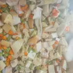 PICADA DE MONDONGO CON VERDURAS