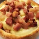 esfiha de bacon
