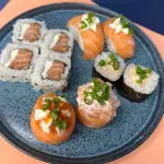 10 Peças Salmão