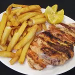 Pollo Deshuesado con Guarnición
