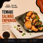 Temaki Salmão Empanado